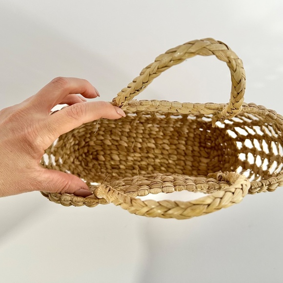 Raffia basket bag - Picture 5 of 8